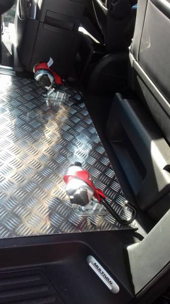 Système de retenue 4 points pour fauteuil roulant