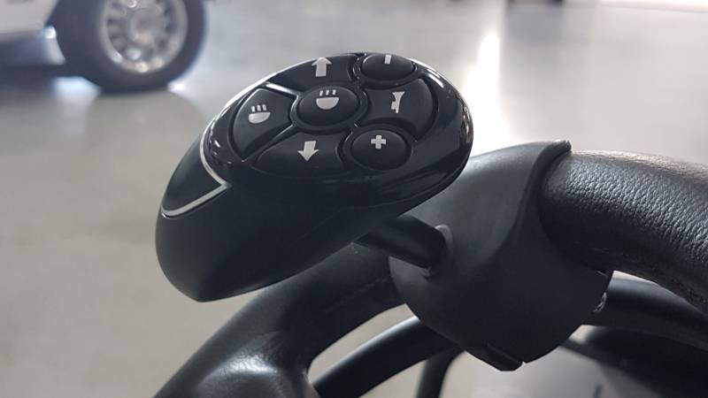 Dispositif de commande multifonction au volant pour handicapés