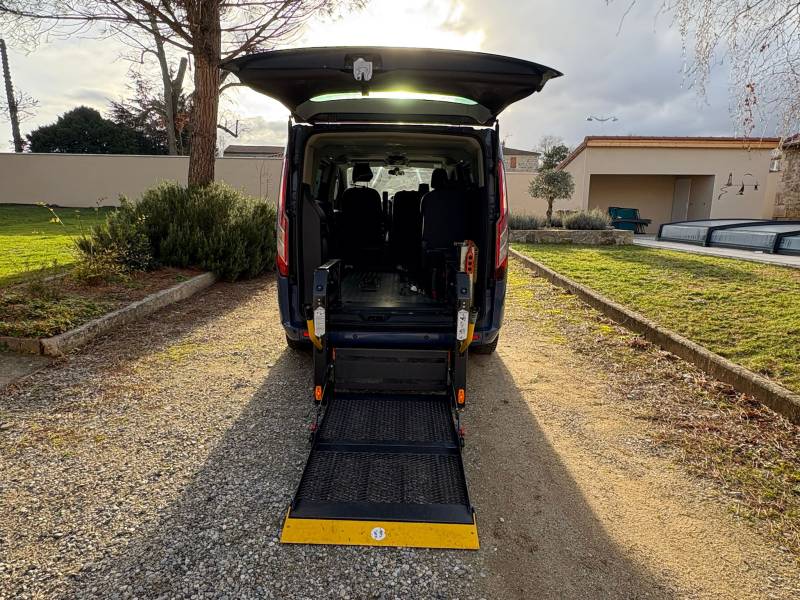 À VENDRE : Ford Tourneo Custom L1 H1 TPMR – 2014 – 194 864 km – Diesel – Bleu – 18 990 €