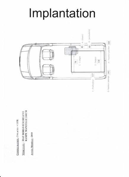 VEHICULE TPMR A VENDRE
