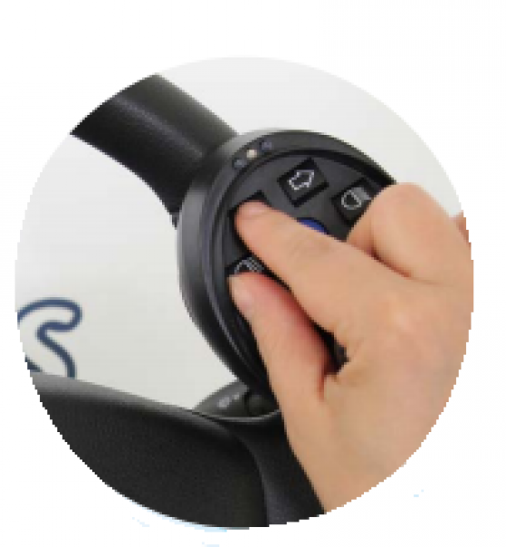 Boule au volant pour commandes électroniques