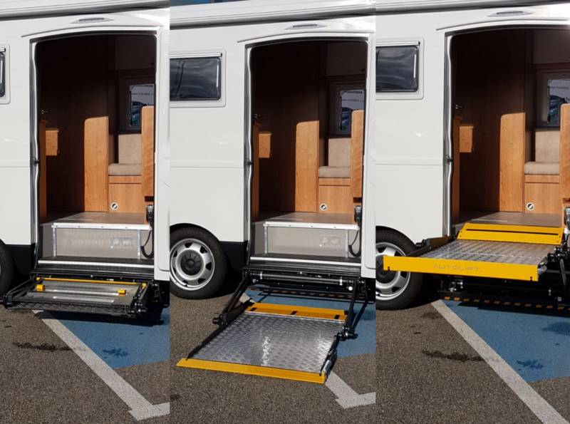 HAYON sous plancher AUTOLIFT pour camping-car adapté PMR Auvergne Rhône Alpes