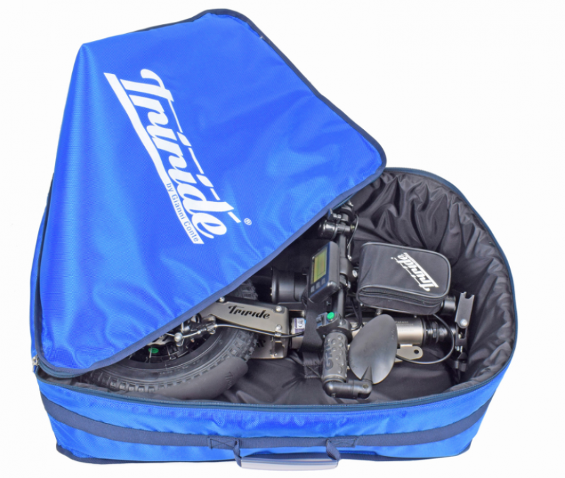 Triride pliant dans sa valise